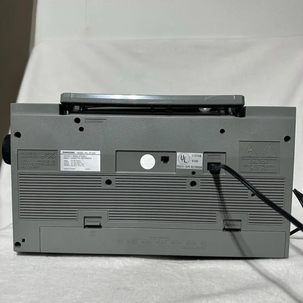 Vtg Samsung ST-K40 Am/fm BoomBox Stereo Cassette Radio Tape PARTS ONLY